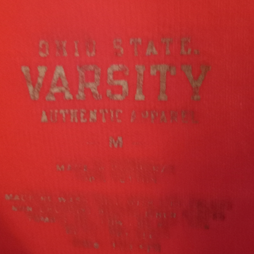 Ohio State Varsity Authentic Apparel,Ohio State Buckeyes Long Sleeve T. Men's M. - Picture 3 of 4